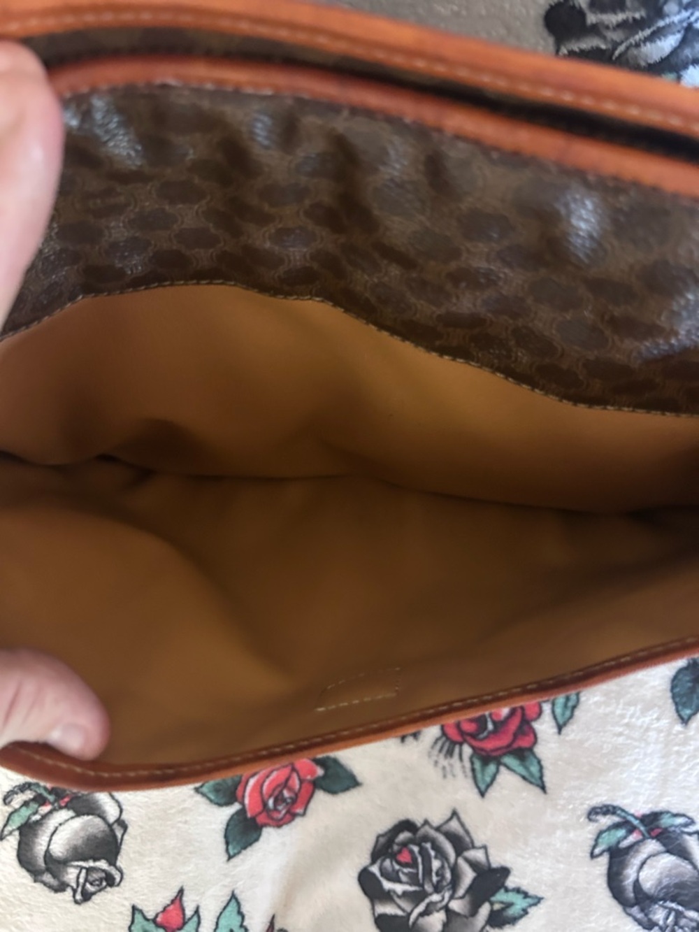 Vintage Celine Triomphe Macadam Portfolio Document Clutch Hand Bag - DM93 - Picture 11 of 16